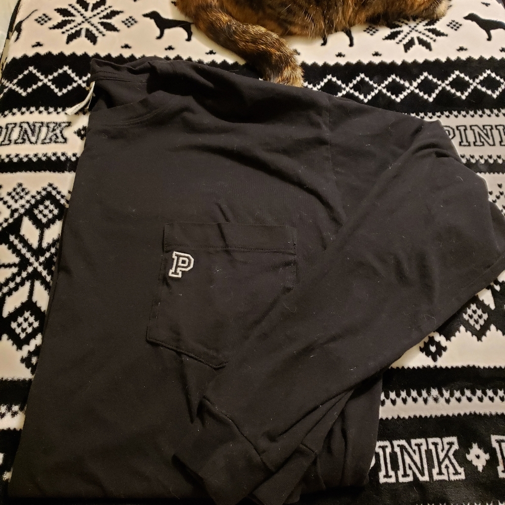 VS PINK Long Sleeve T-Shirt Size Large